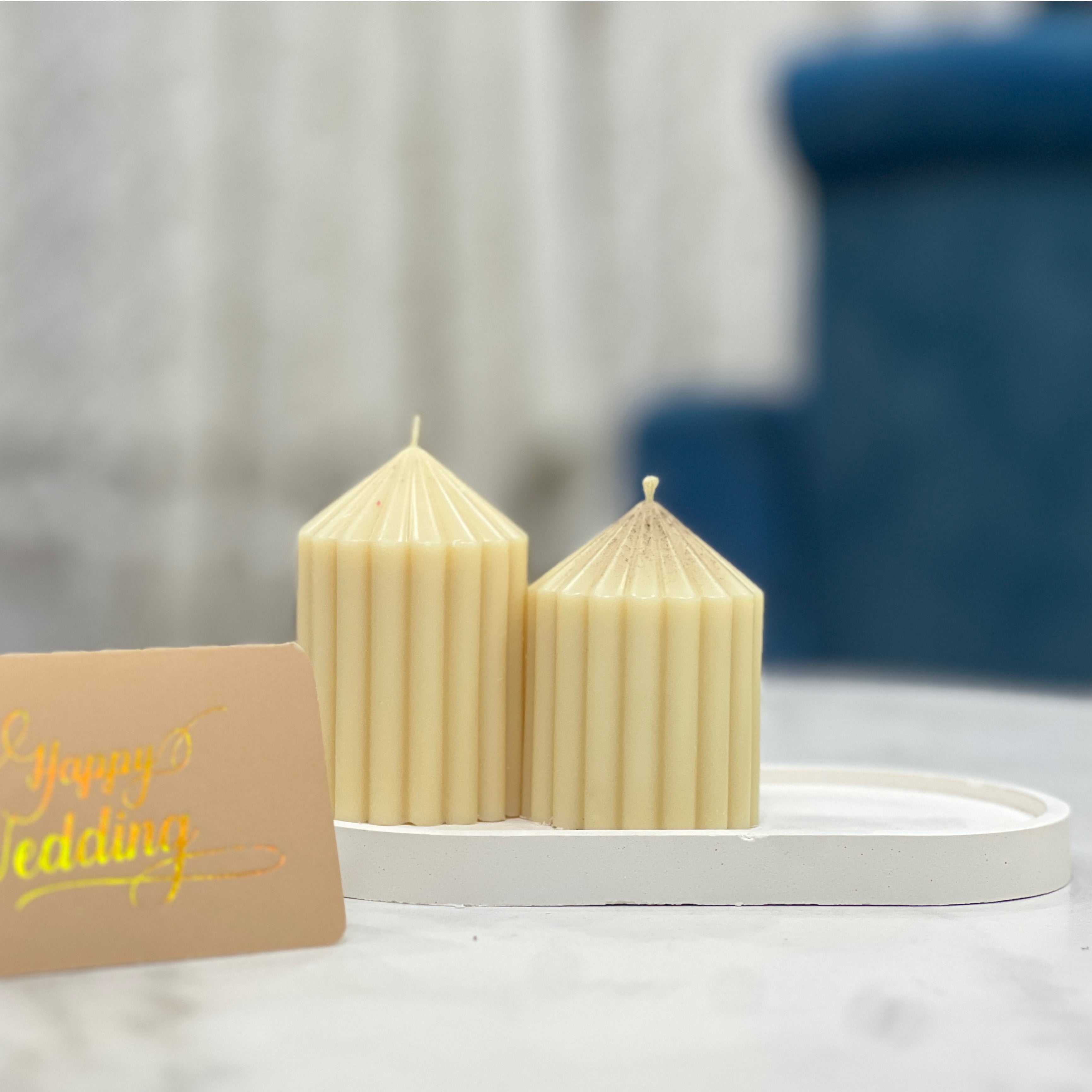 Small pillar candle