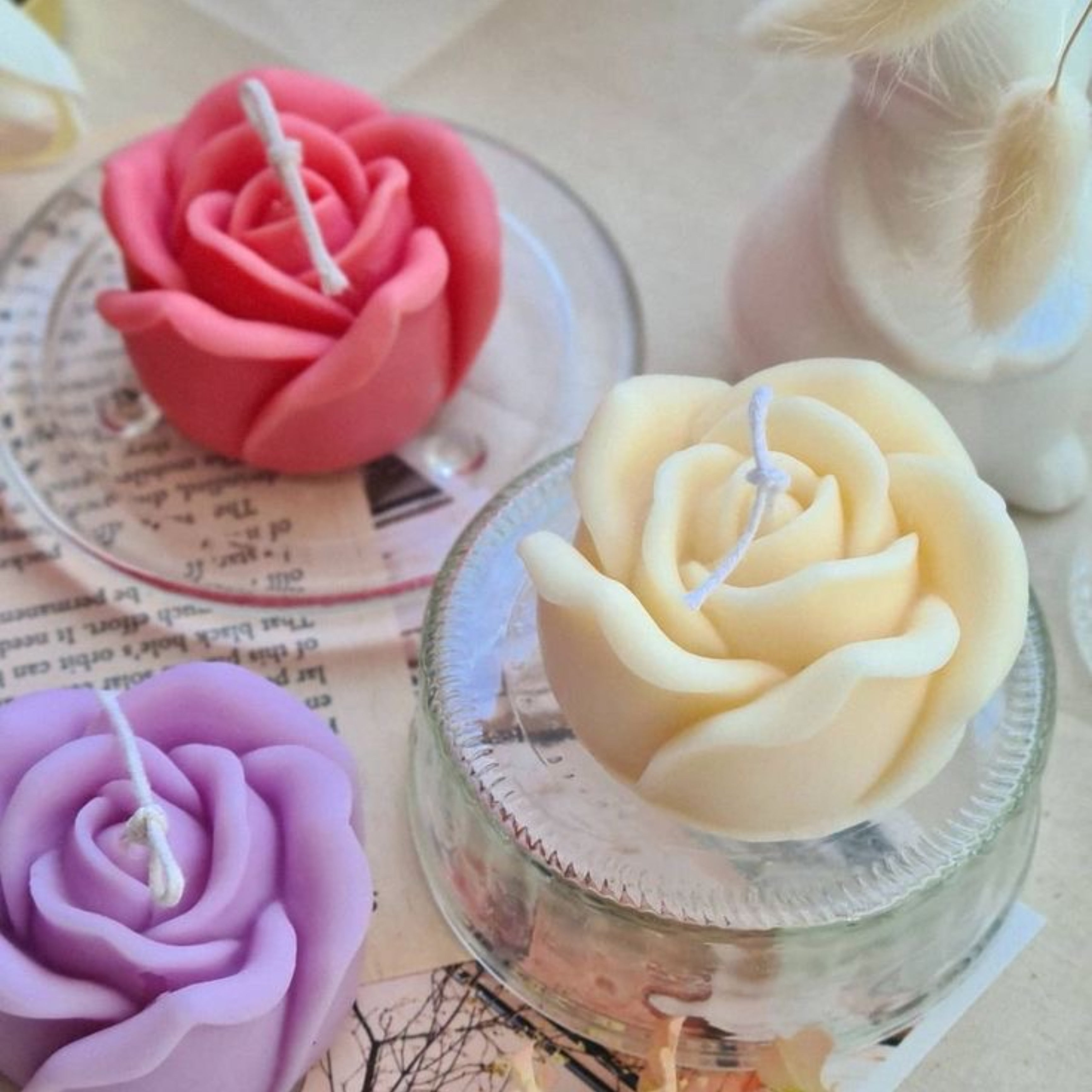 Mini rossy candle