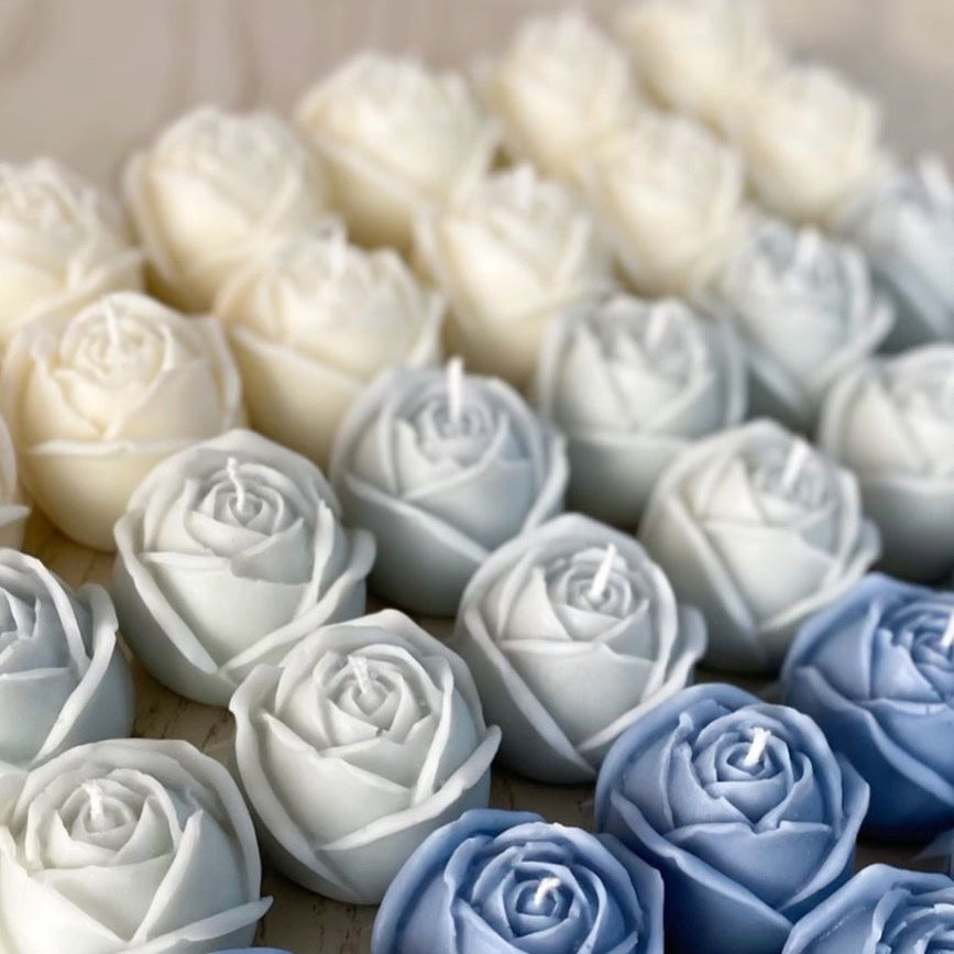 Rose candle