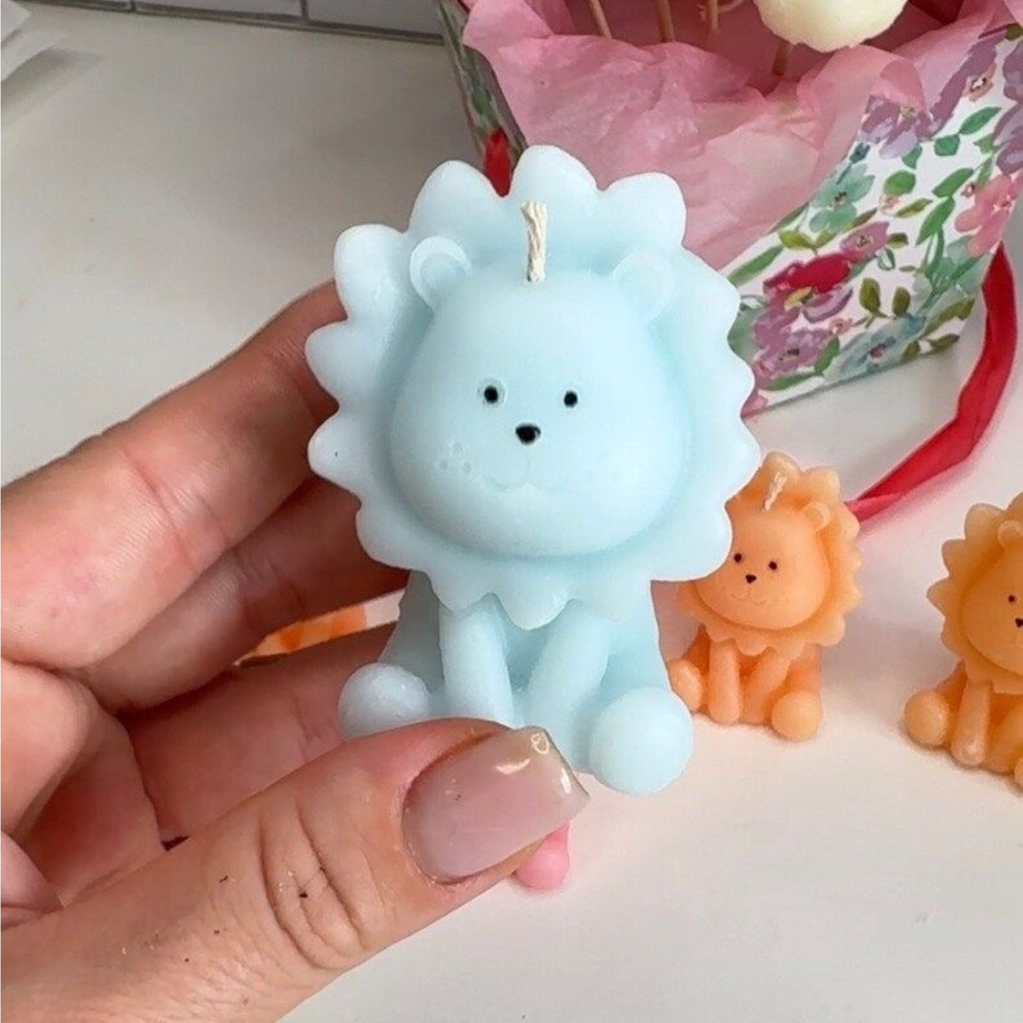 Lion candle