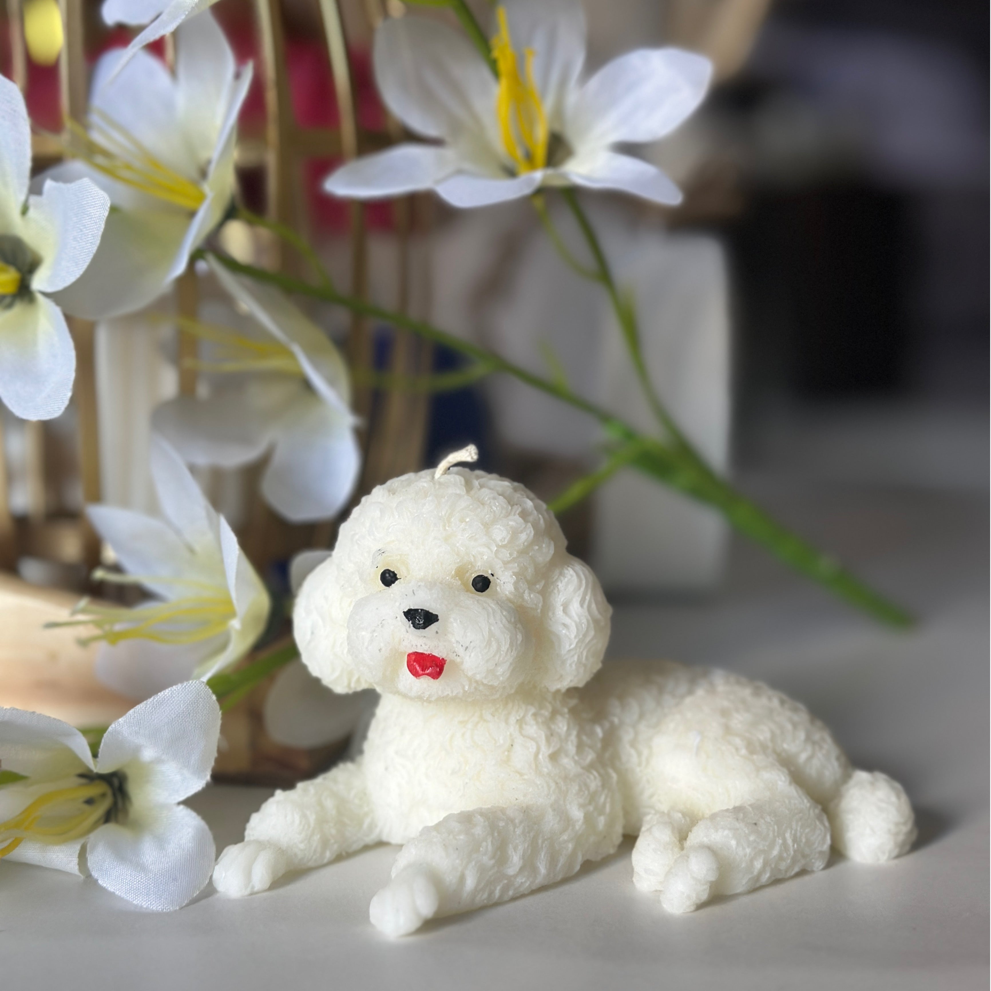 Puppy candle